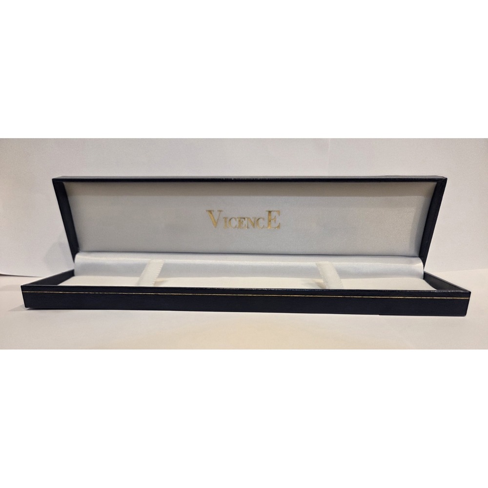 Vicence Blue Bracelet-Watch Box Presentation Display Jewelry Box